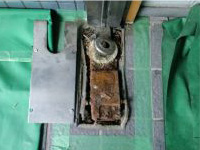 扉修理（フロアヒンジ改修作業）の施工の流れ2